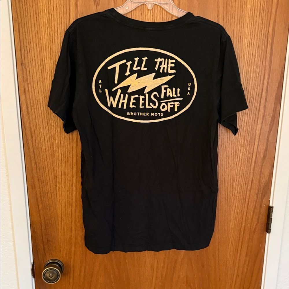 Brother Motm Black T-Shirt with White Text - Picture 5 of 5